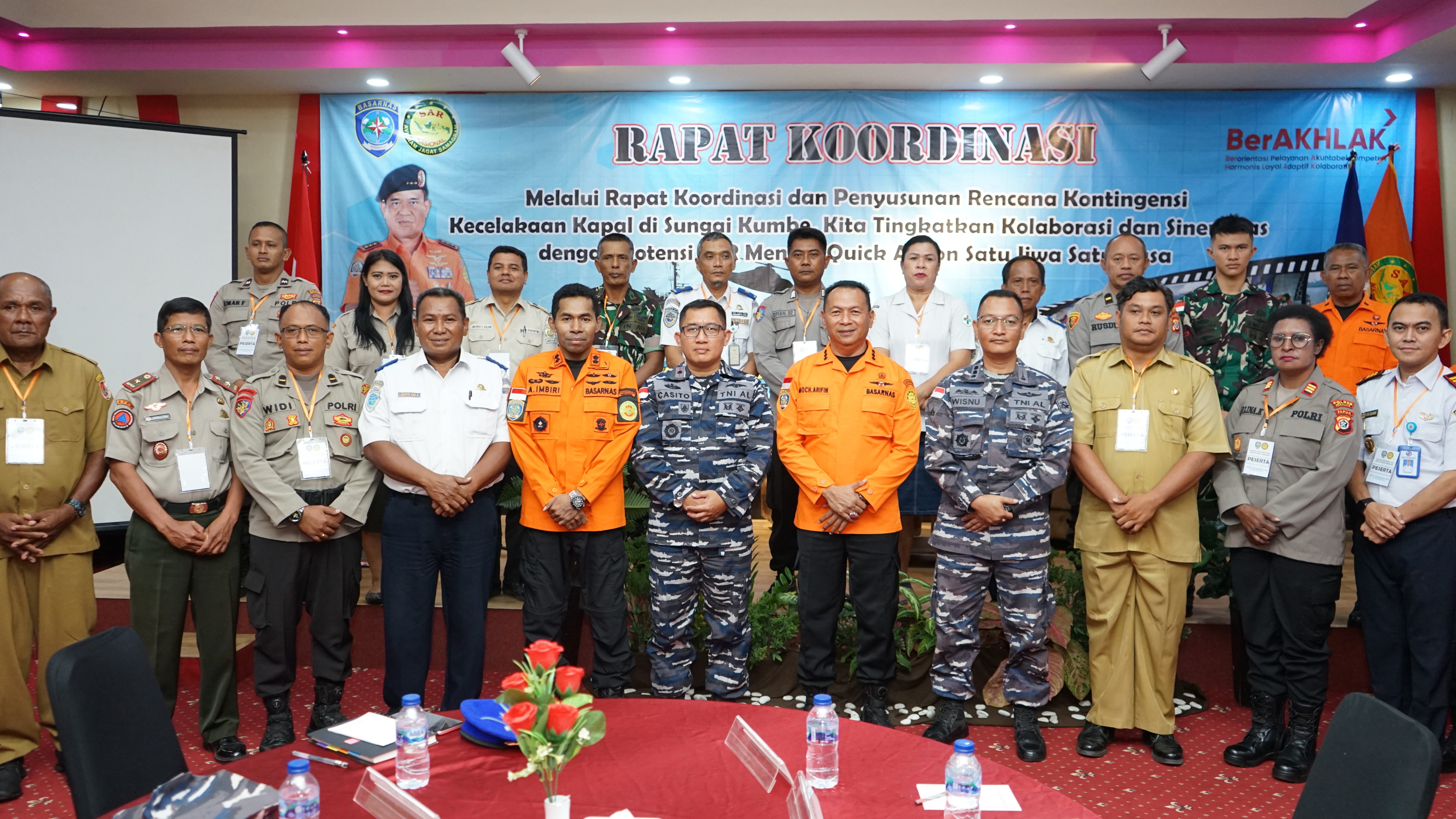 BUKA RAPAT KOORDINASI, DIREKTUR OPERASI: OPERASI SAR HARUS TERENCANA DAN TERINTEGRASI SECARA TERPADU DAN MENYELURUH